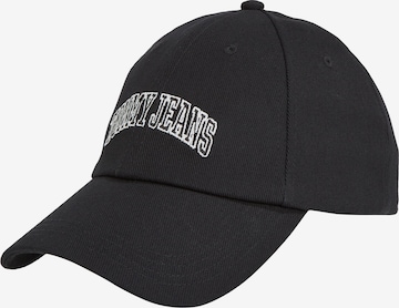 Tommy Jeans Czapka z daszkiem w kolorze czarny: przód