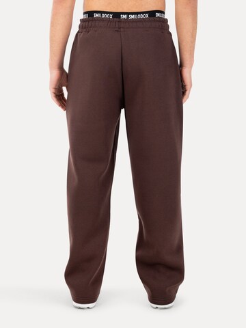 Loosefit Pantalon Smilodox en marron