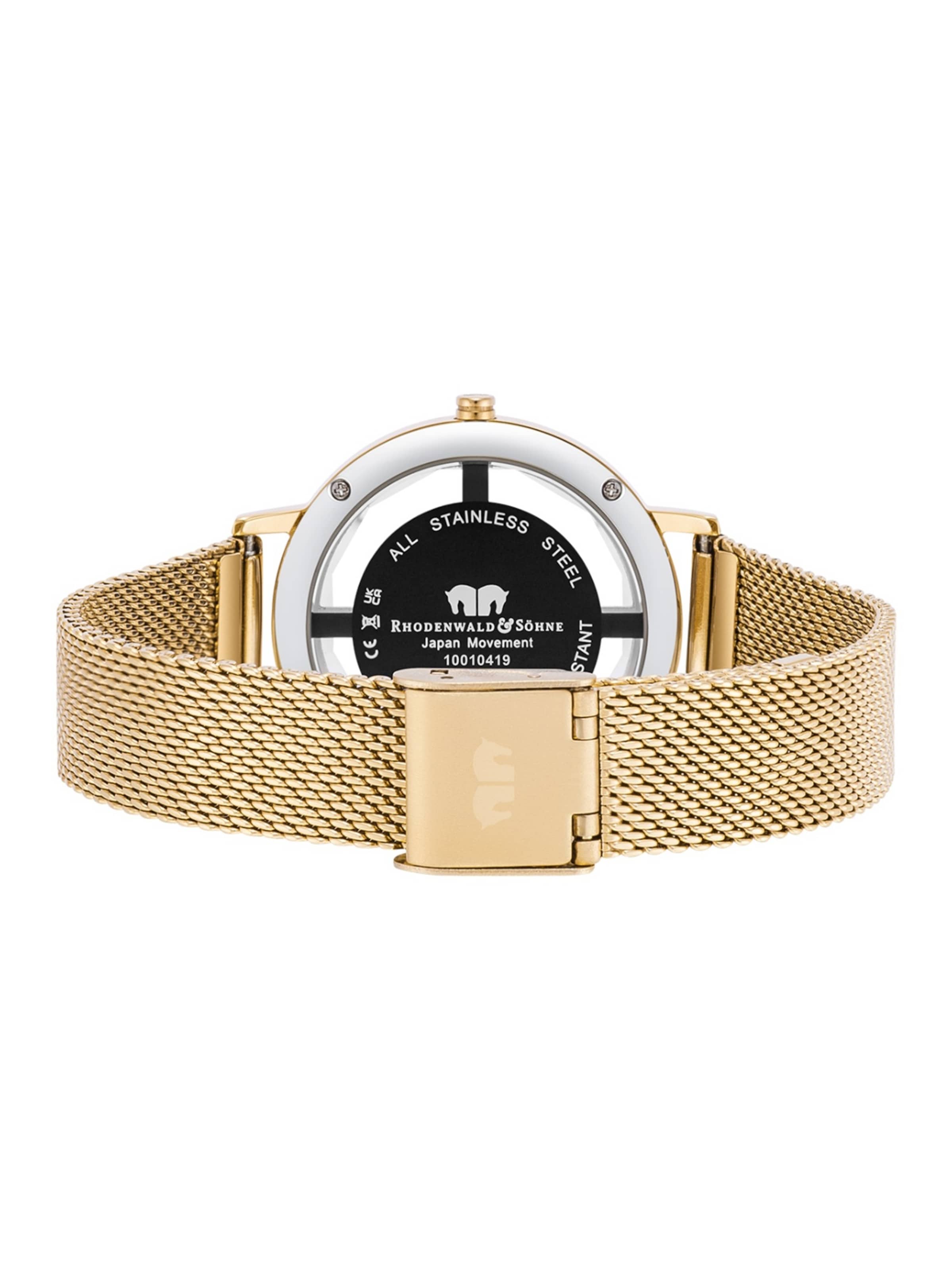 Rhodenwald & Söhne - Reloj analógico en oro