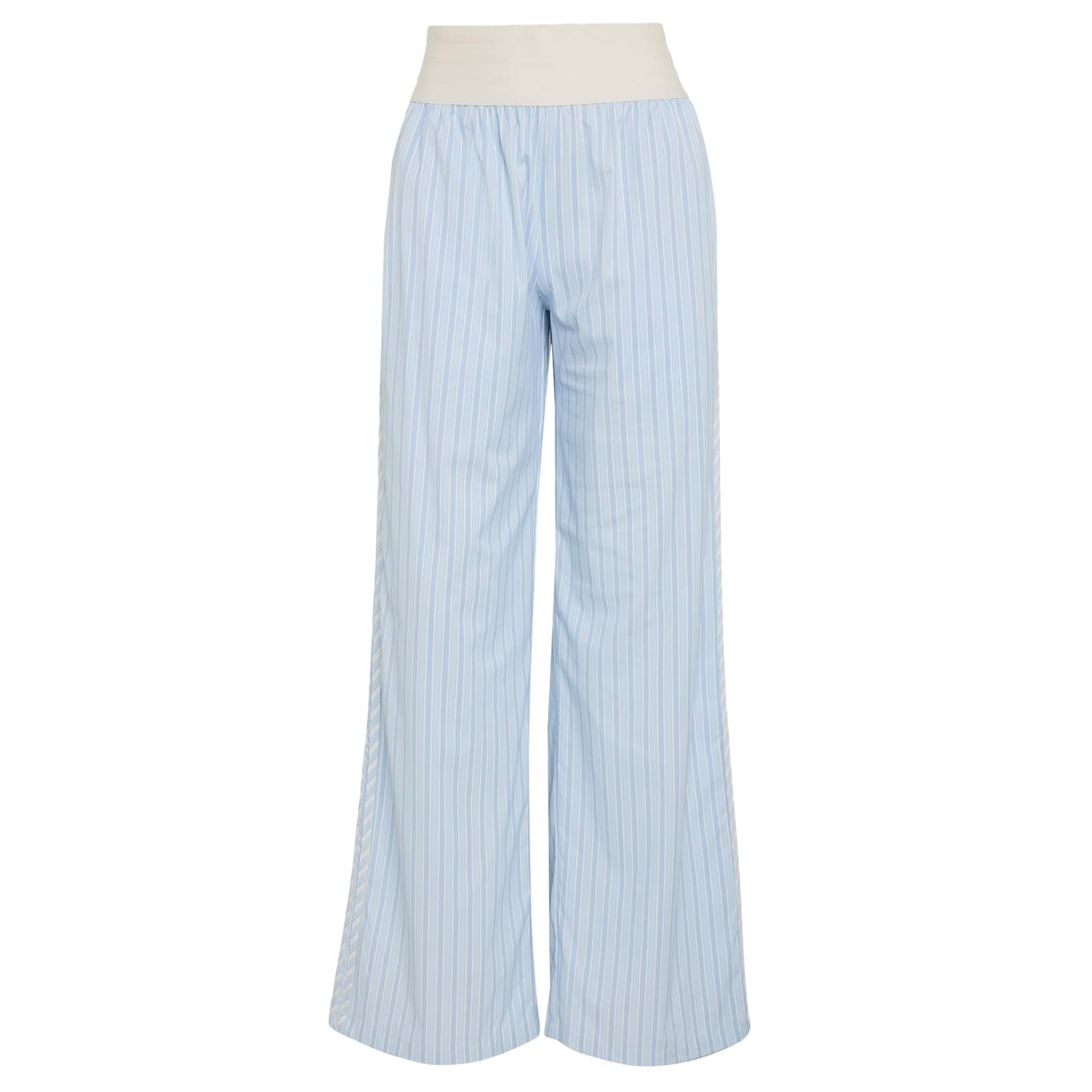 ADIDAS ORIGINALS Hose 'Ess' in hellblau / weiß, Produktansicht