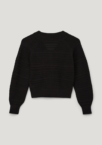 s.Oliver Gebreid vest in Zwart