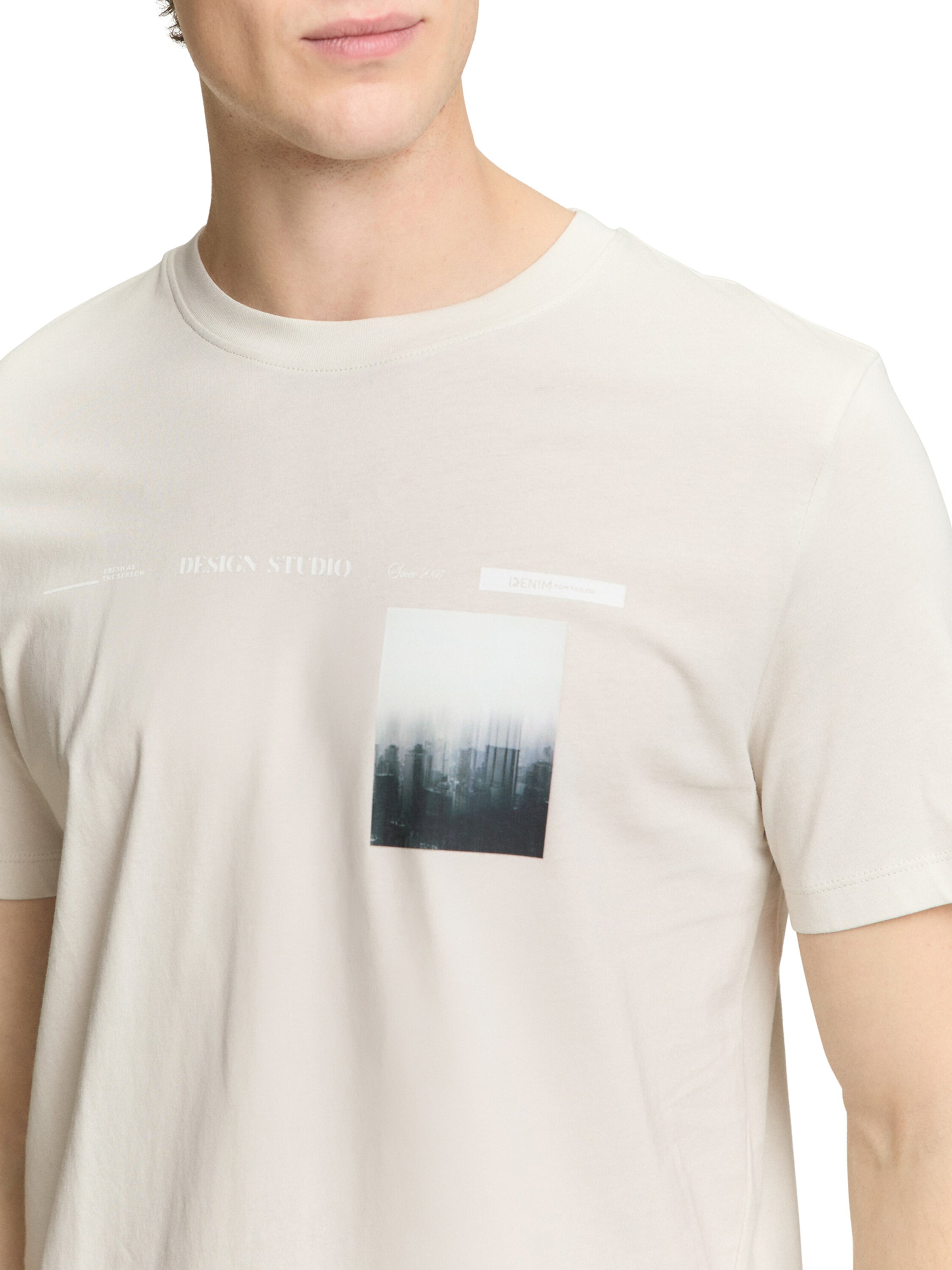 TOM TAILOR DENIM - Camiseta en blanco