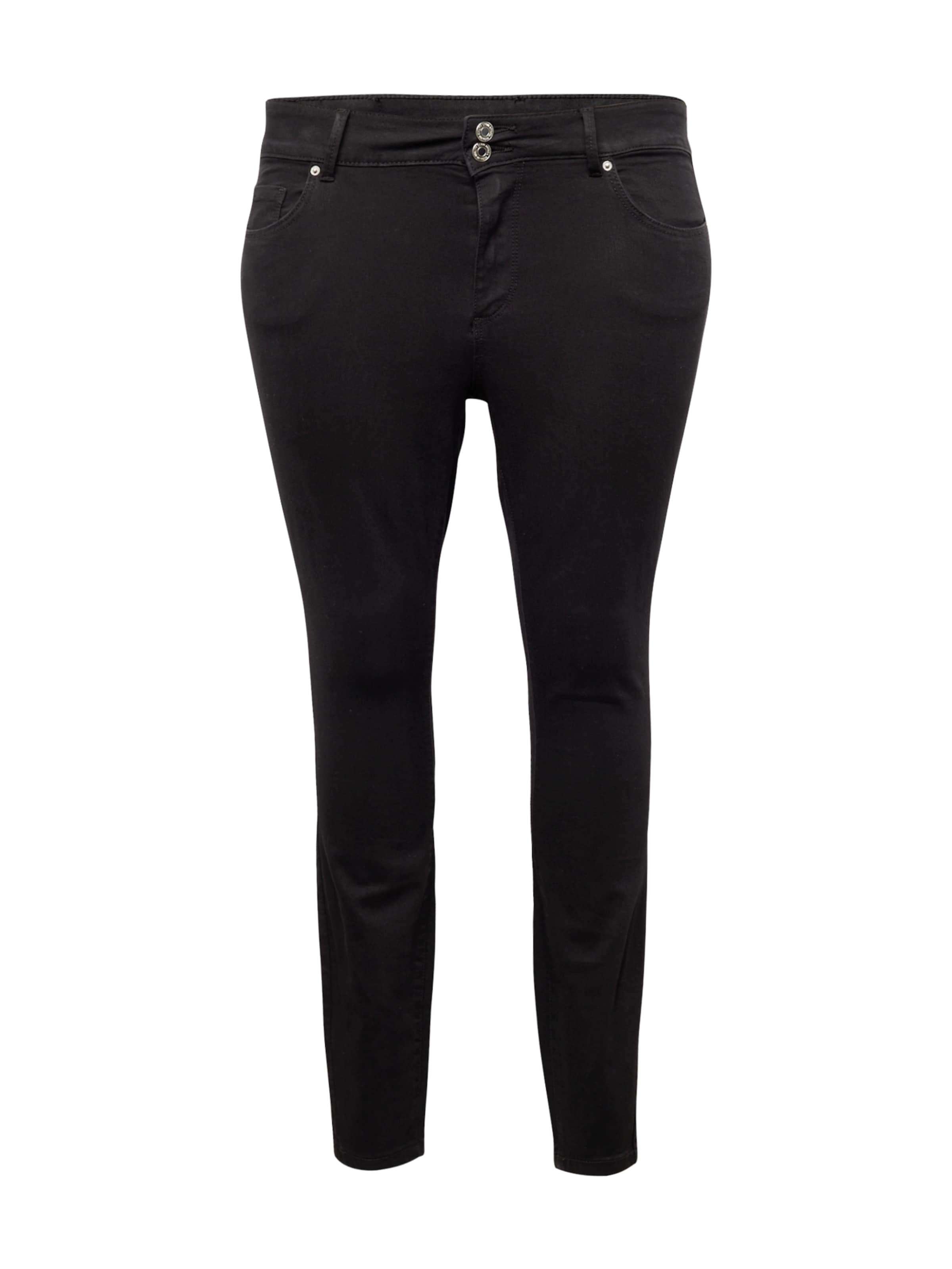 Vero Moda Curve Slimfit Jeans 'Sophia' in Zwart: voorkant