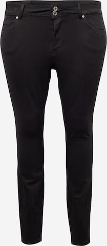 Vero Moda Curve - Slimfit Vaquero 'Sophia' en negro: frente