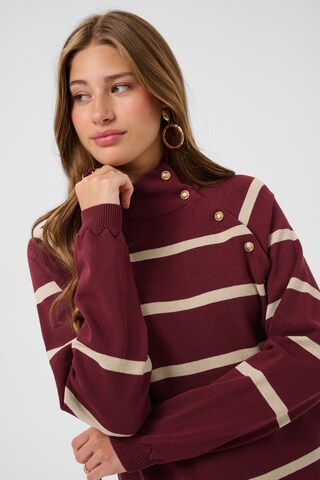 Cream - Jersey 'Dela' en rojo