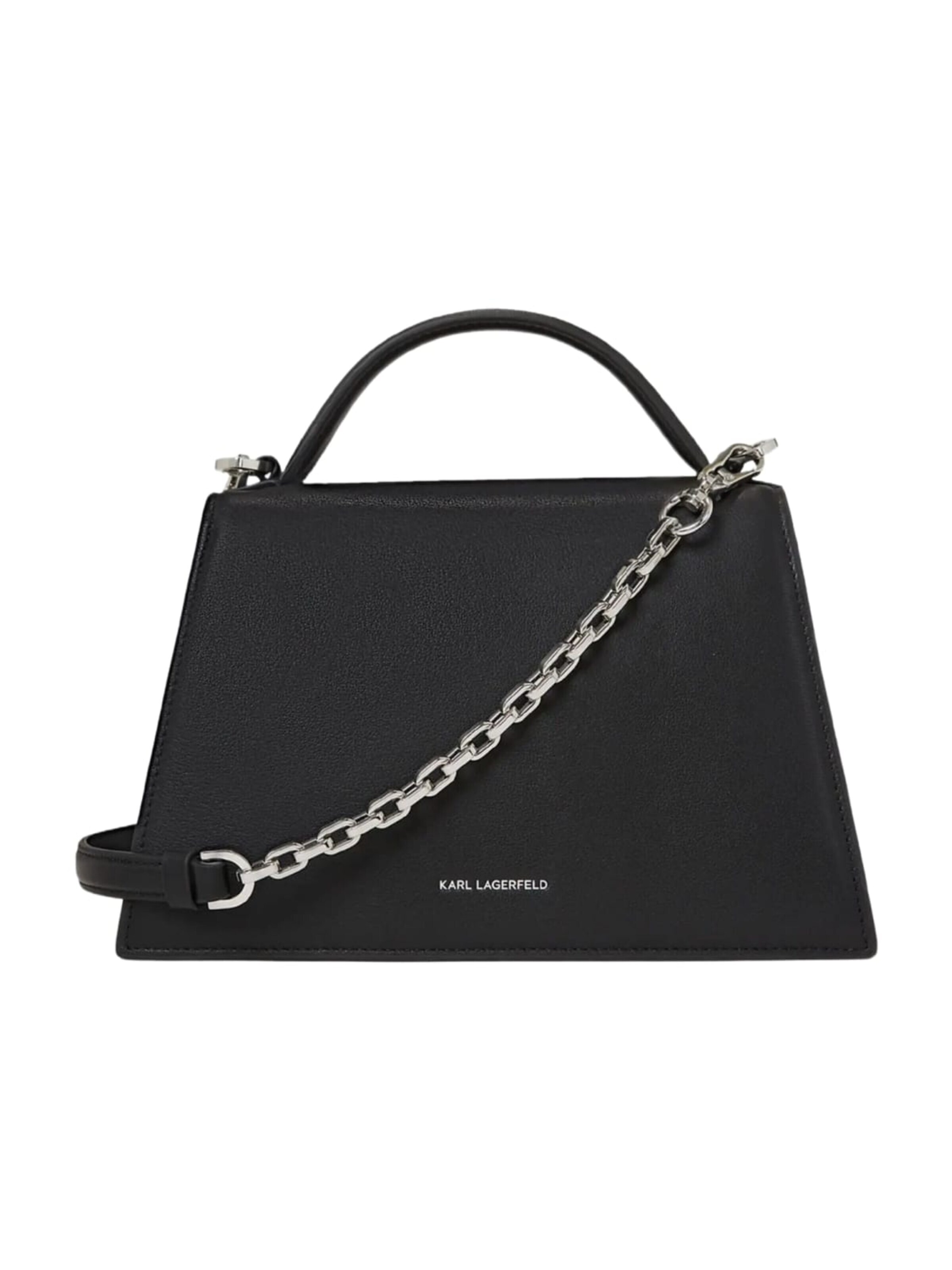 Karl Lagerfeld - Malas de tiracolo 'Noir Nickel' em preto