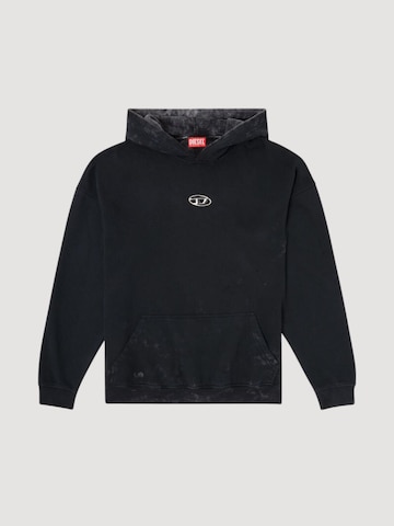 Felpa di DIESEL in nero: frontale