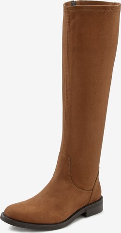 Bottes LASCANA en marron : devant