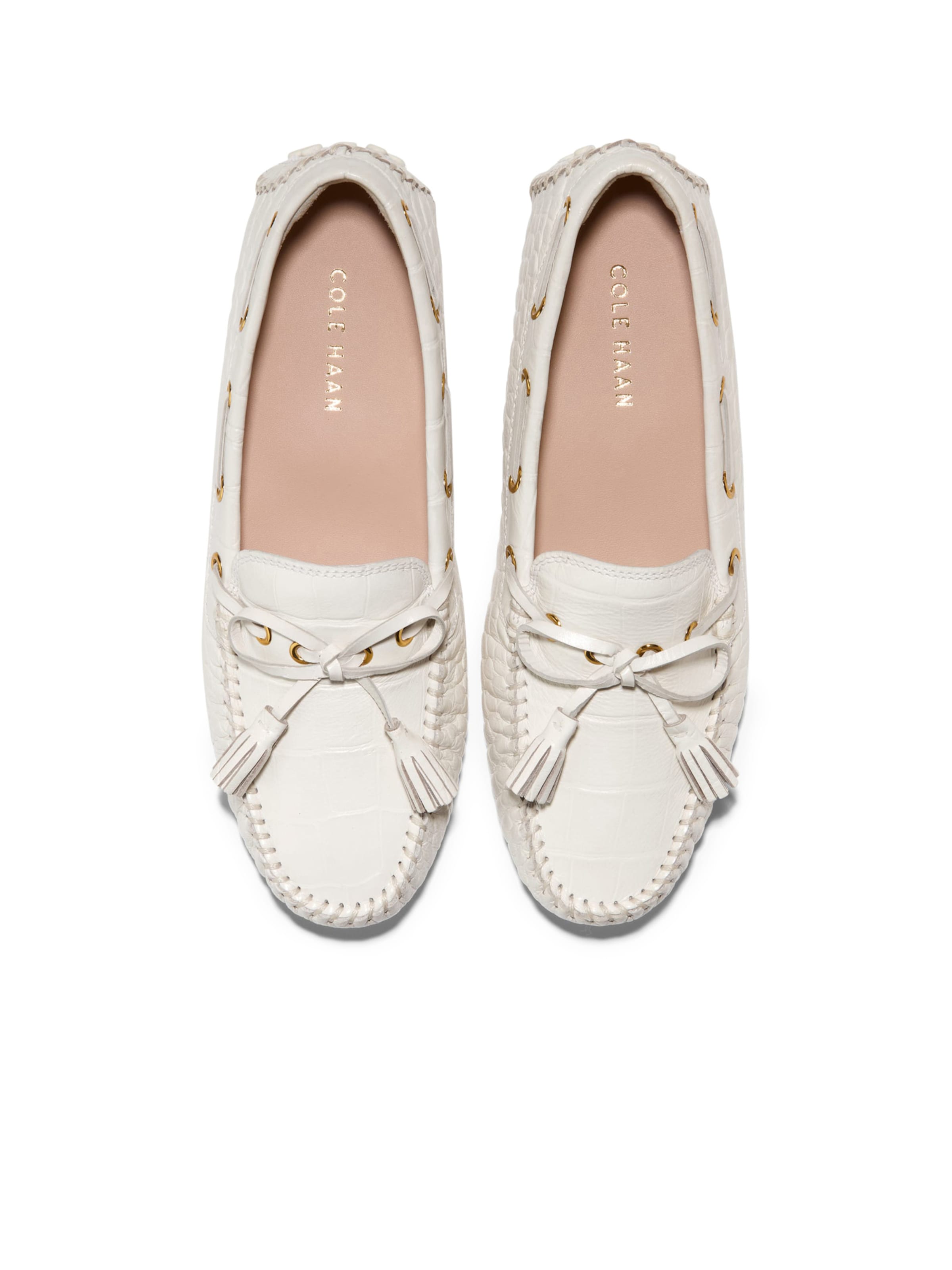 Mocassin 'GISSELLA DRIVERS' Cole Haan en blanc