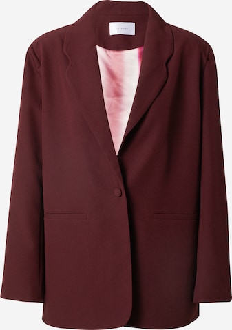 Hosbjerg - Blazer 'Hunch Adele' em vermelho: frente