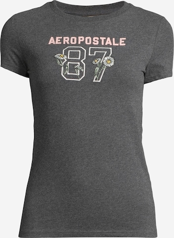 AÉROPOSTALE Shirt in Grijs: voorkant