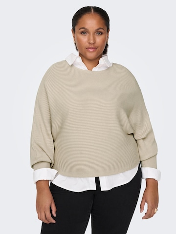 ONLY Carmakoma - Pullover 'Adaline' em cinzento