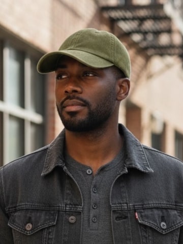 Cappello da baseball 'Vintage' di Kumixi in verde