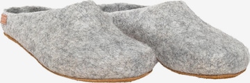 MagicFelt Mules 'Filz' in Grey: front