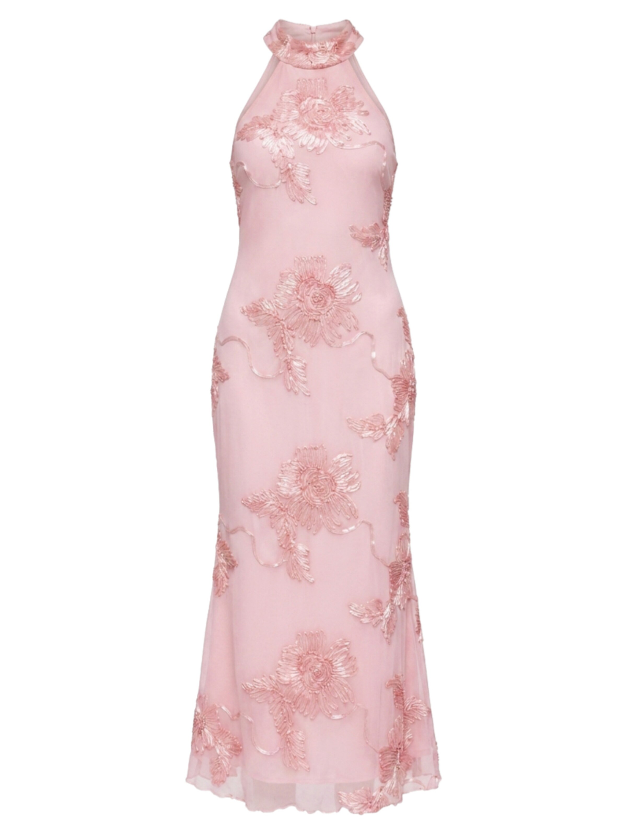 Ombre - Vestido de noche en rosa: frente