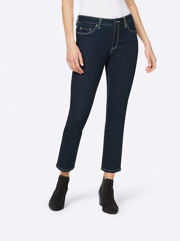 heine Slimfit Jeans i blå: forside