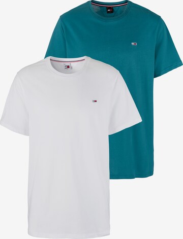 T-Shirt Tommy Jeans en vert : devant