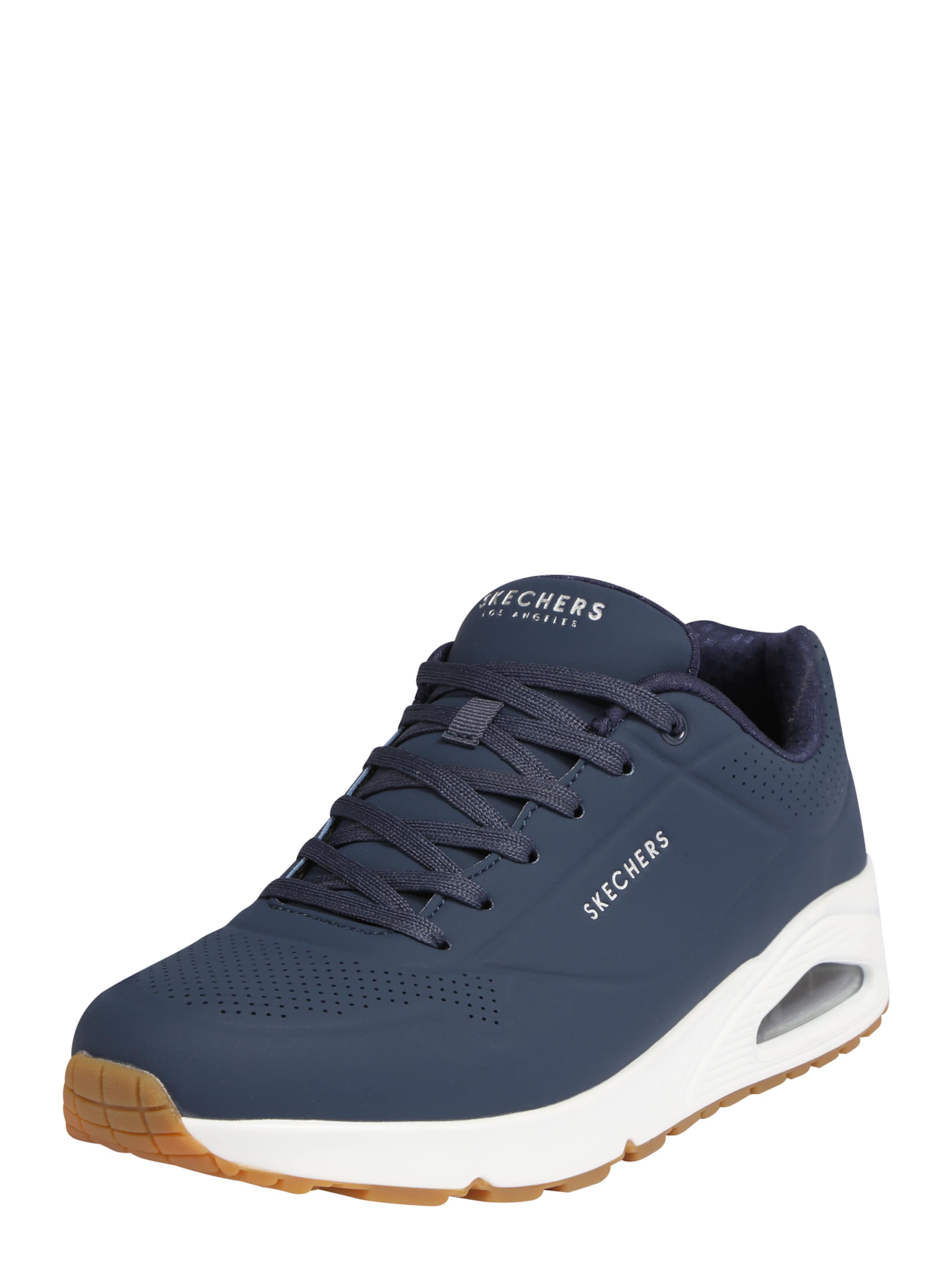 SKECHERS Platform trainers 'Uno Stand On Air' in Blue: front
