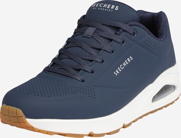 Sneaker low 'Uno Stand On Air' de la SKECHERS pe albastru: față