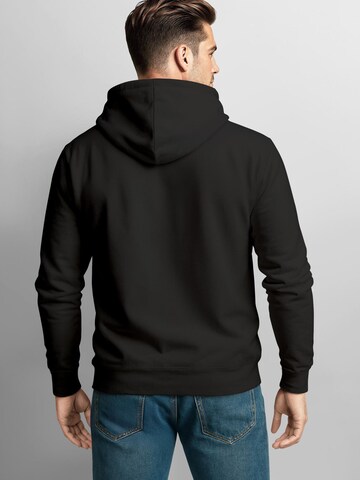 Neverless Sweatshirt 'Berg Herzschlag' in Schwarz