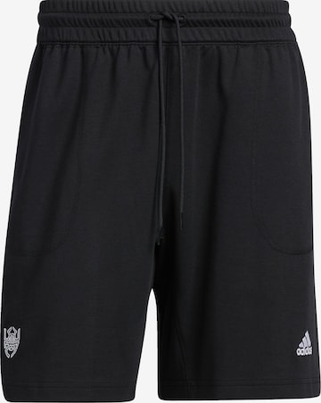 ADIDAS PERFORMANCE Workout Pants 'Donovan Mitchell' in Black: front