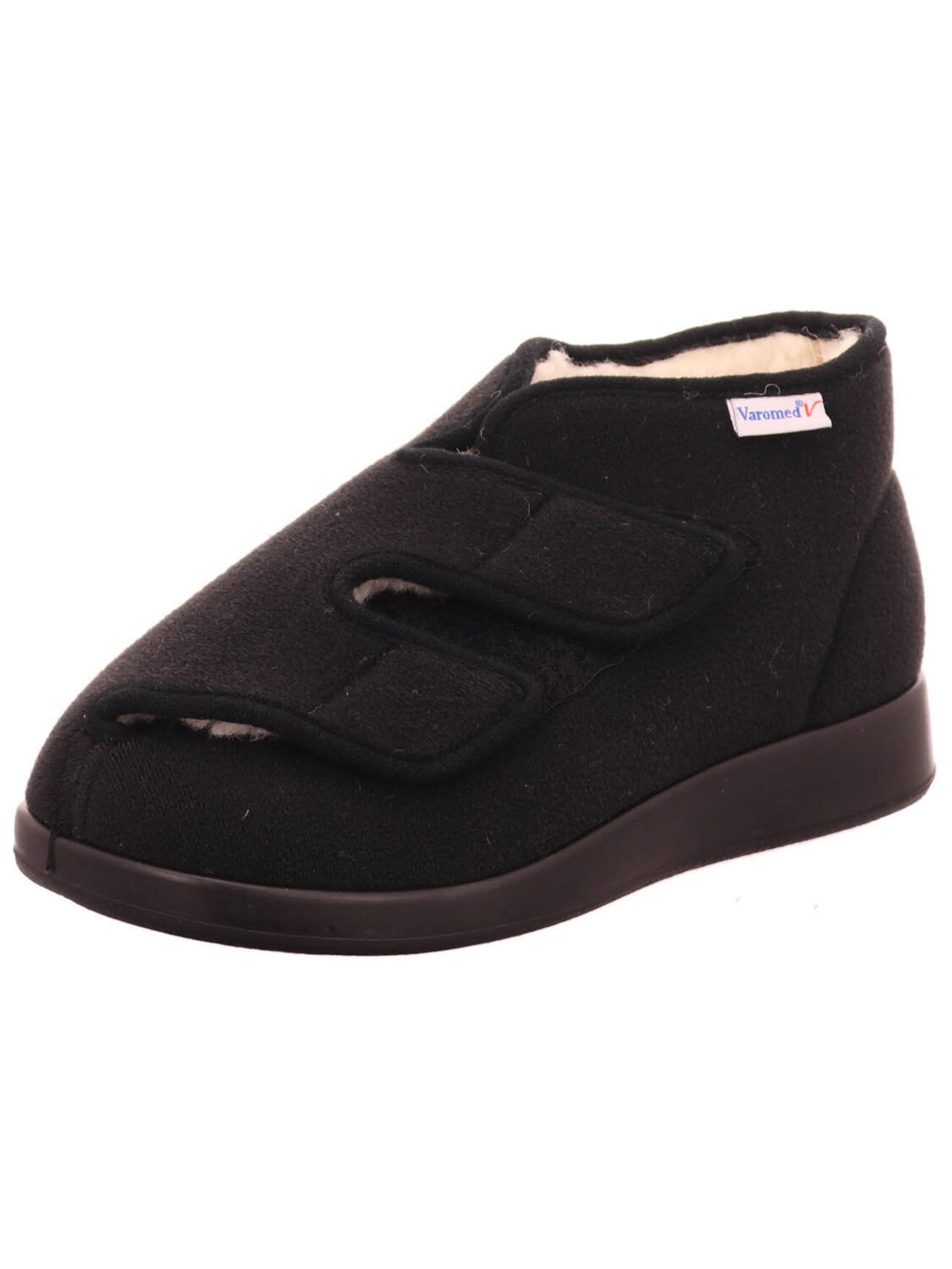 FLORETT Hausschuh 'Hausschuh Herren 60 925 60 Textil in schwarz'‌‌‌‌‌‌‌‌ in Schwarz: Vorderseite