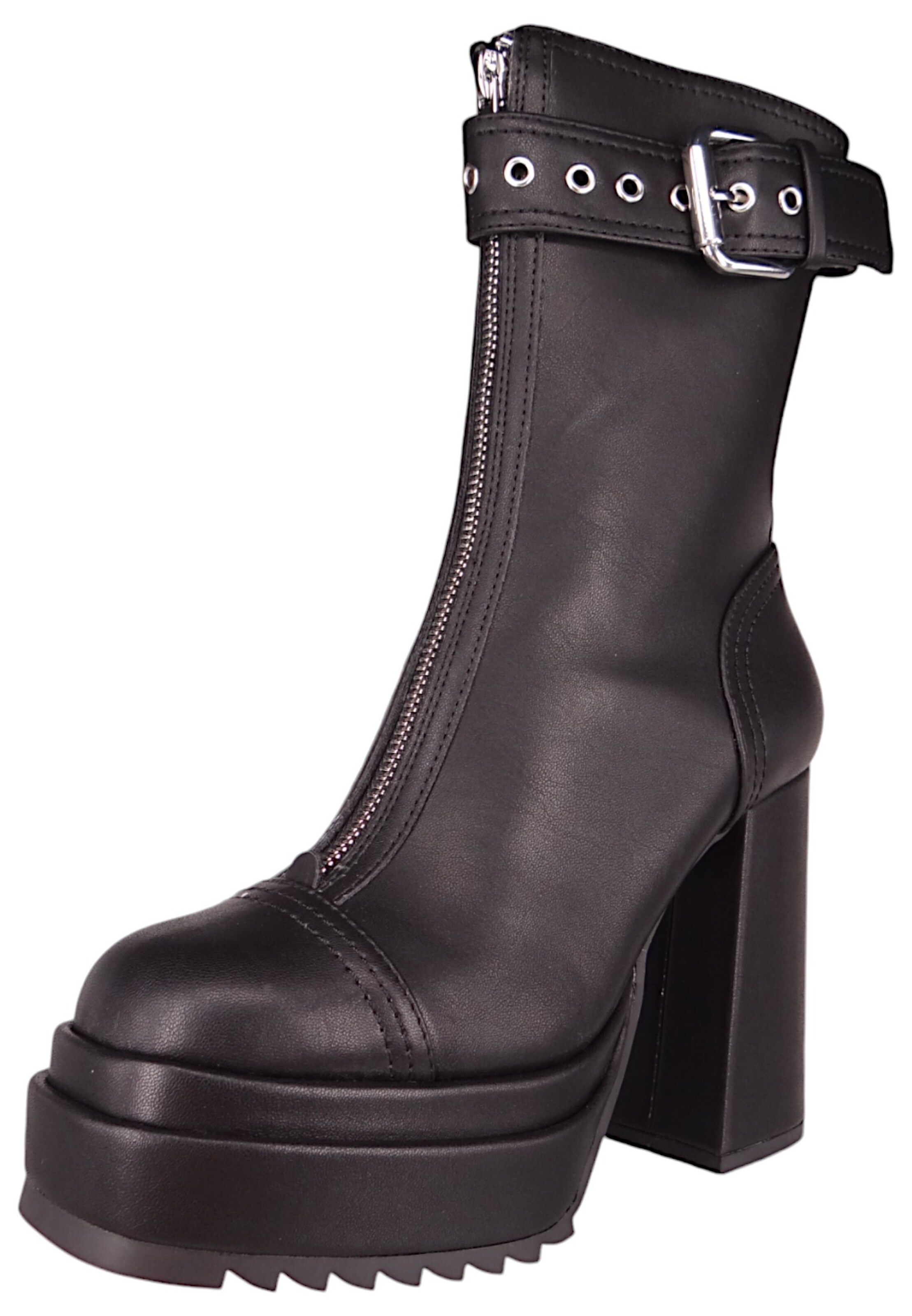 BUFFALO - Botim em castanho: frente