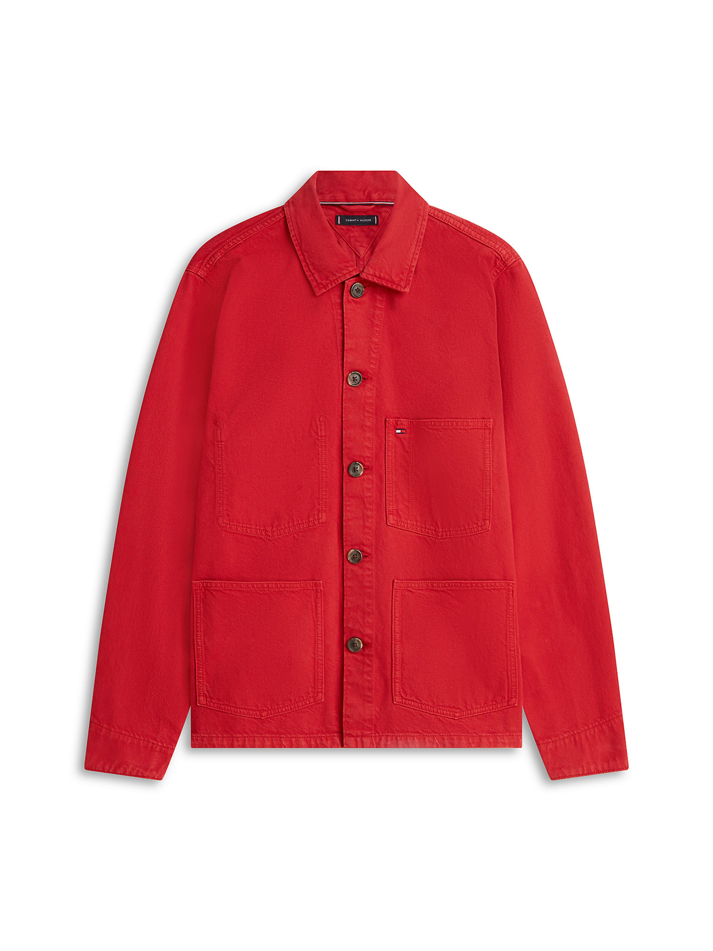 Veste mi-saison TOMMY HILFIGER en rouge : devant