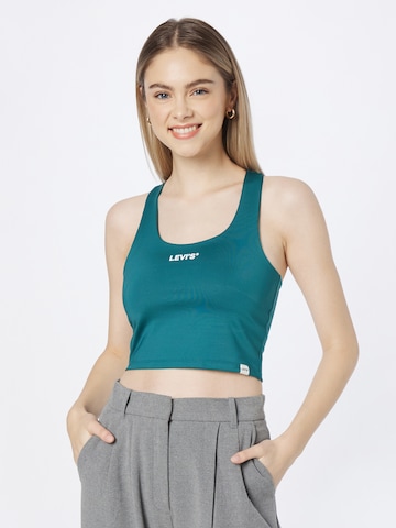 LEVI'S ® Top 'Graphic Racer Half Tank' in Green: front