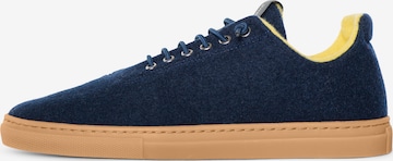 Baskets basses 'Urban Wooler' Baabuk en bleu : devant