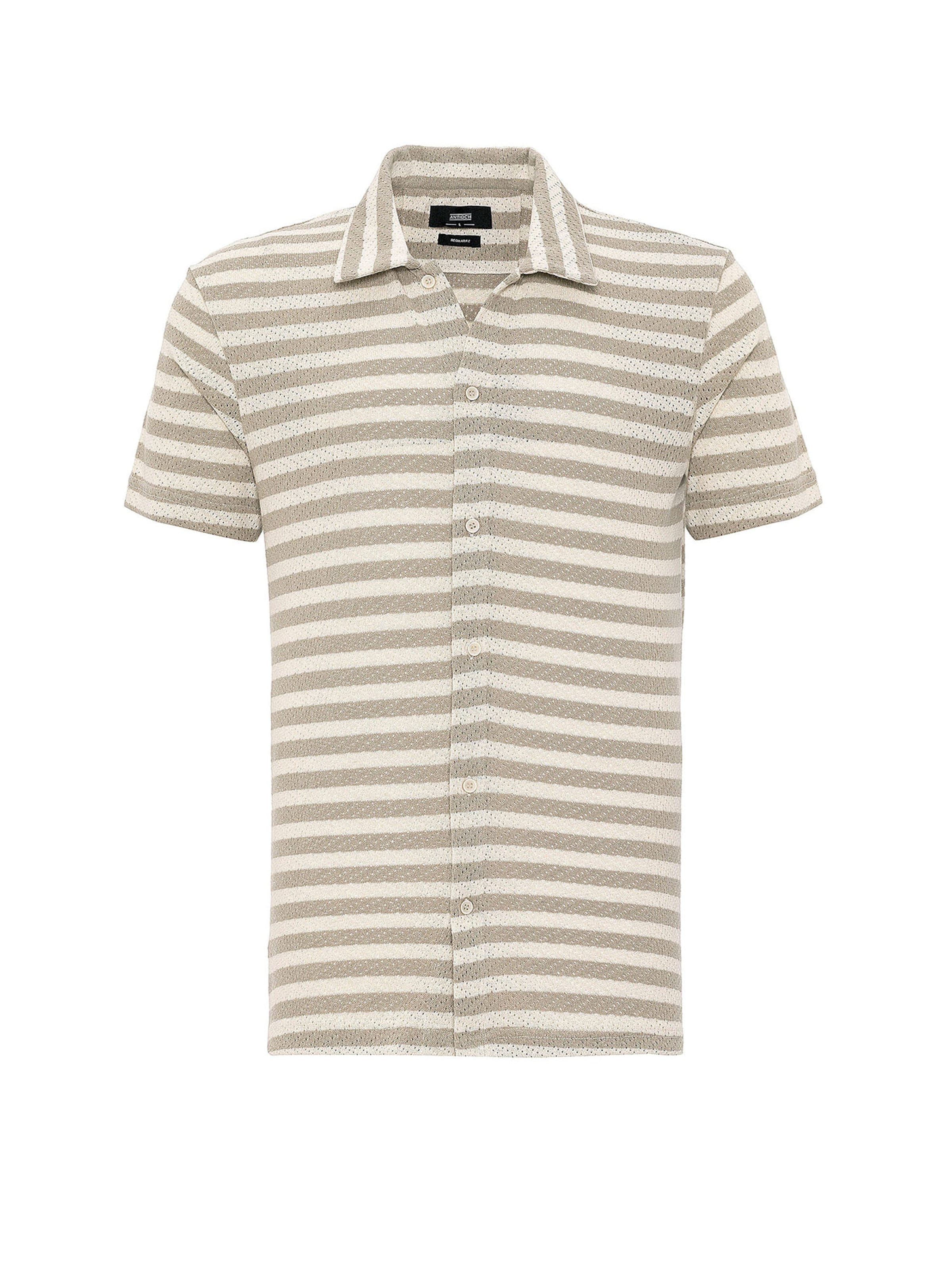 Regular fit Camicia di Antioch in beige: frontale