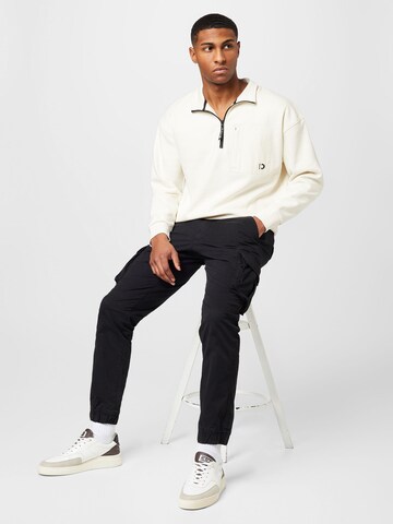 TOM TAILOR DENIM Sweatshirt in Beige