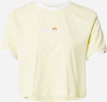 ELLESSE Shirt in Yellow: front