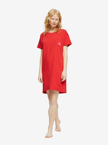 ESPRIT - Camisola de pijama em vermelho