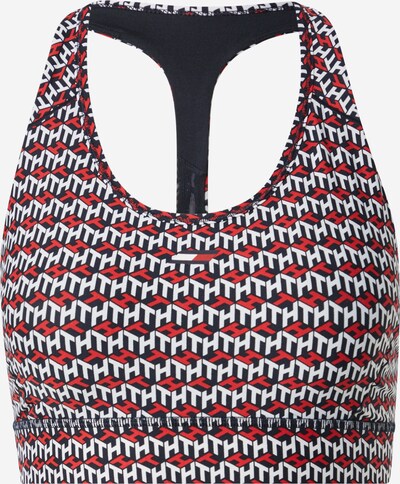 Tommy Sport Soutien-gorge de sport en bleu nuit / rouge / blanc, Vue avec produit