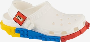 Crocs Sandale 'Crocs LEGO Creativity Clog K' in Weiß: Vorderseite