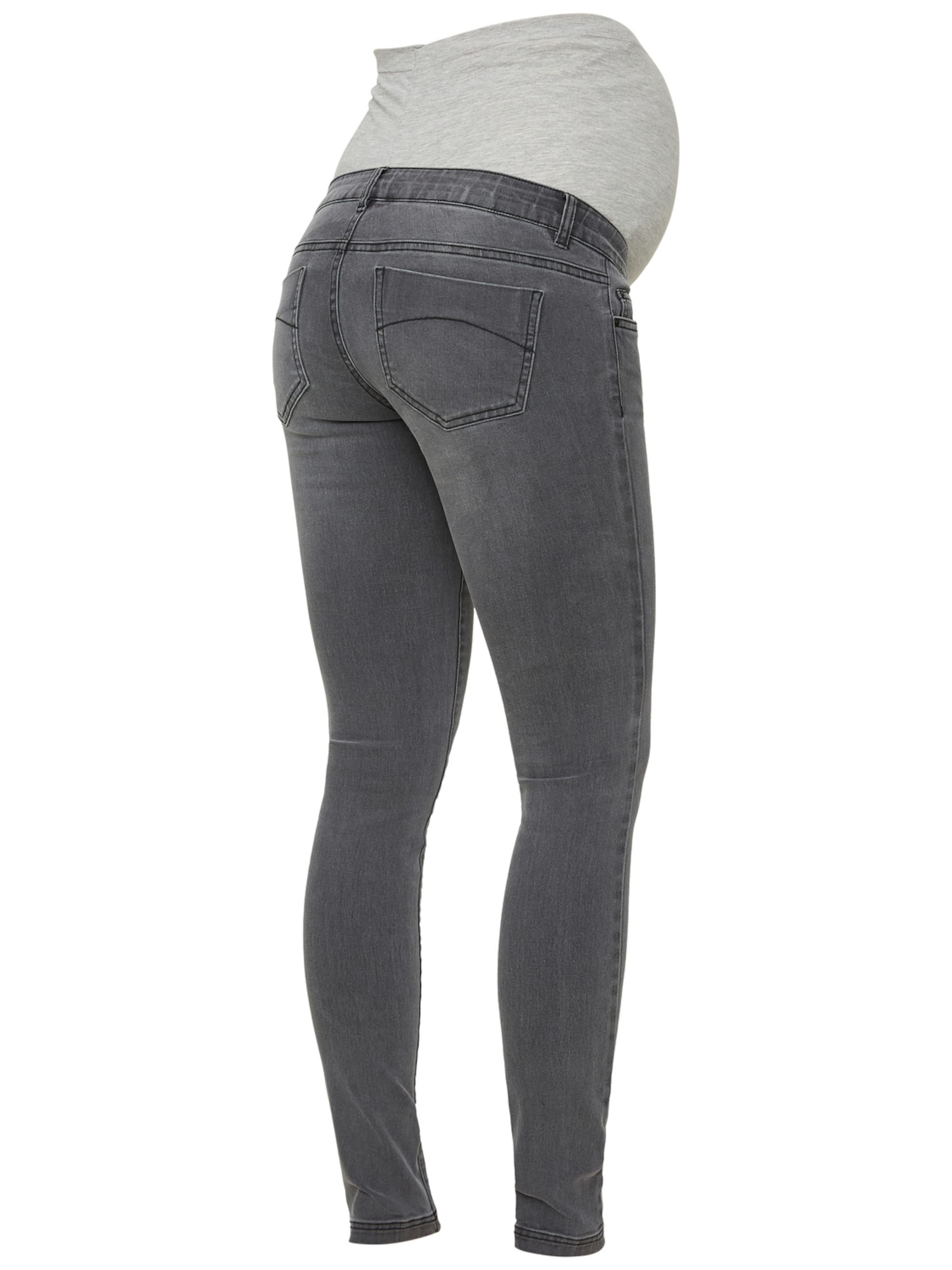 MAMALICIOUS Slim fit Jeans 'Lola' in Grey