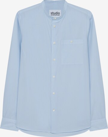 Studio Seidensticker Button Up Shirt in Blue: front