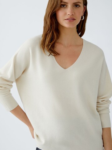 OUI Sweater 'FREYJA' in White