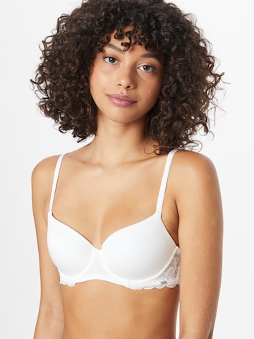 Hunkemöller - Push-up Sujetador 'Angie' en blanco: frente