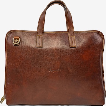 bupell Laptop Bag 'Pietro' in Brown: front