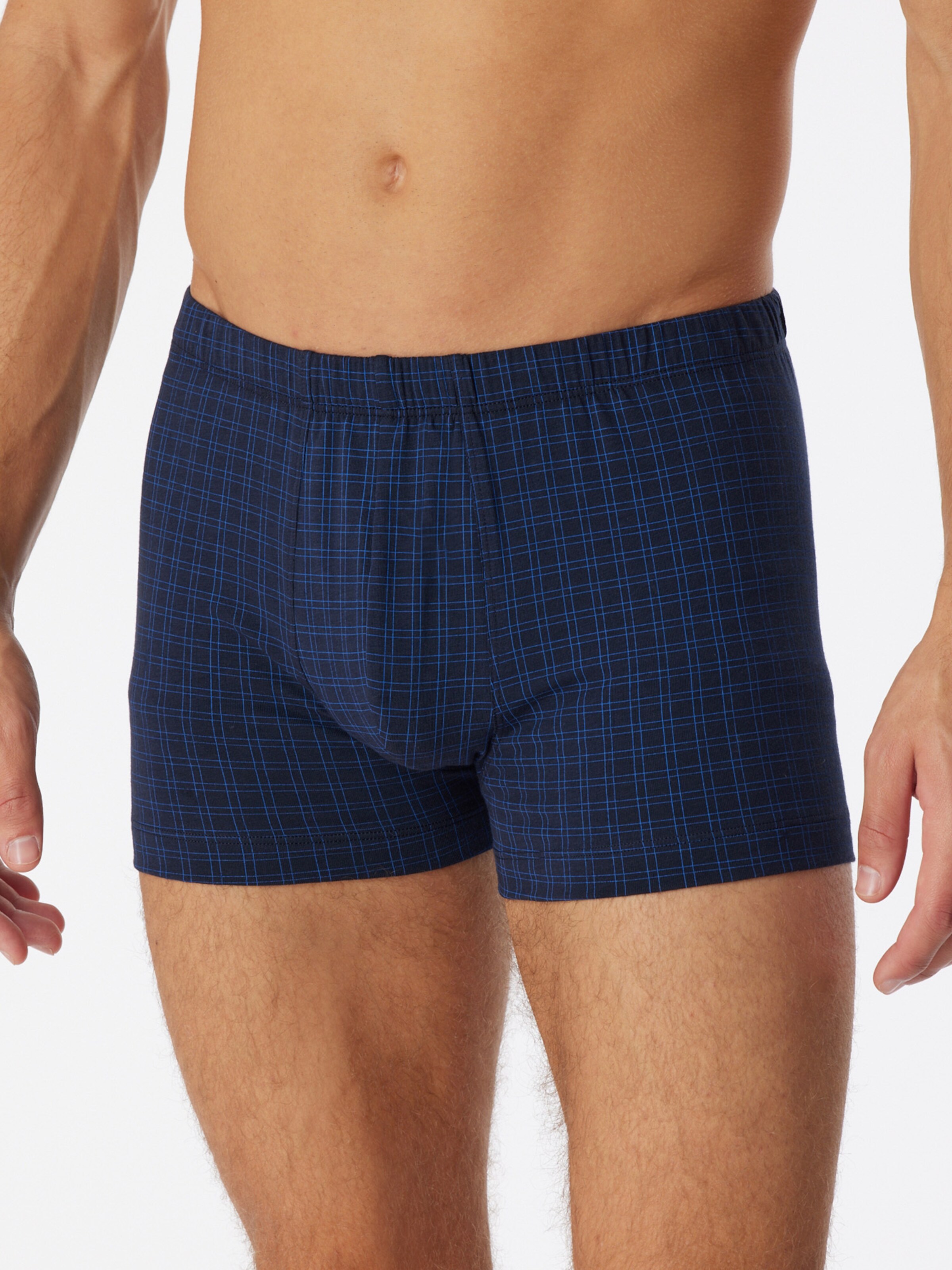 SCHIESSER - Calzoncillo boxer en azul: frente