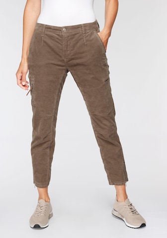 MAC Regular Pants in Brown: front