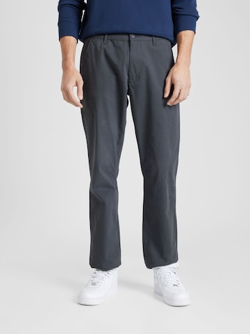 H.I.S Regular Chino Pants in Black: front