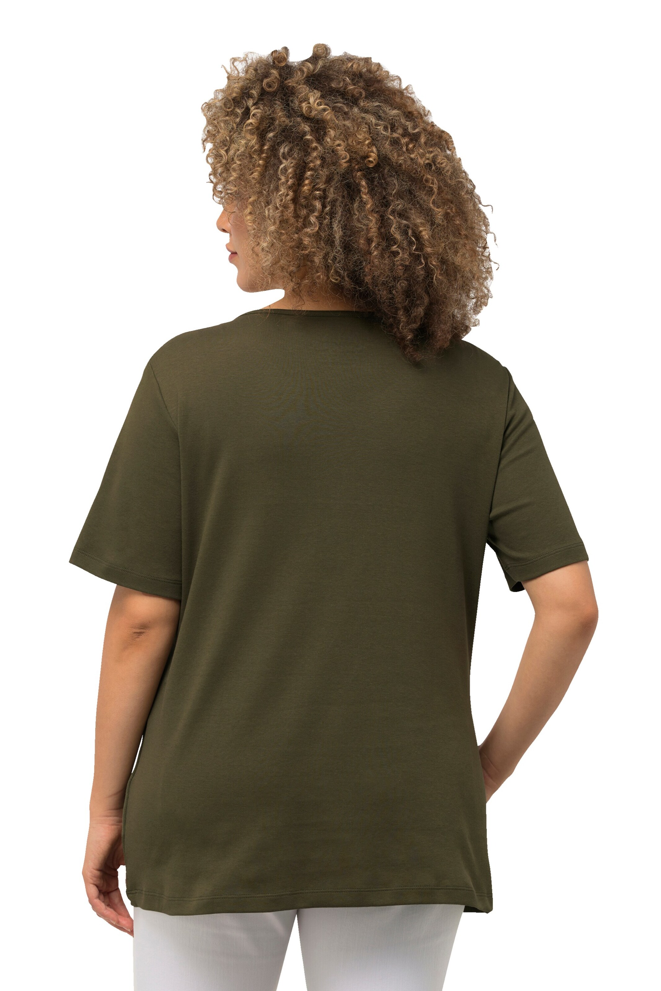 T-shirt Ulla Popken en vert