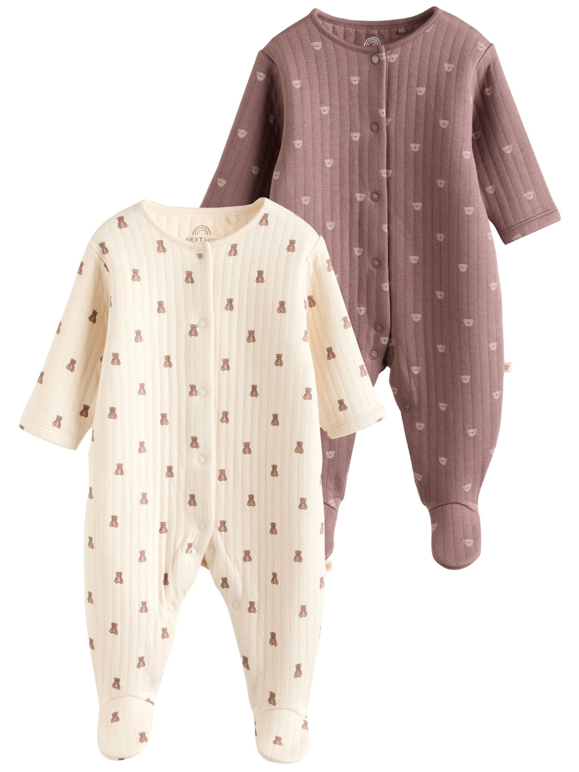 Next Pyžamo – béžová: přední strana