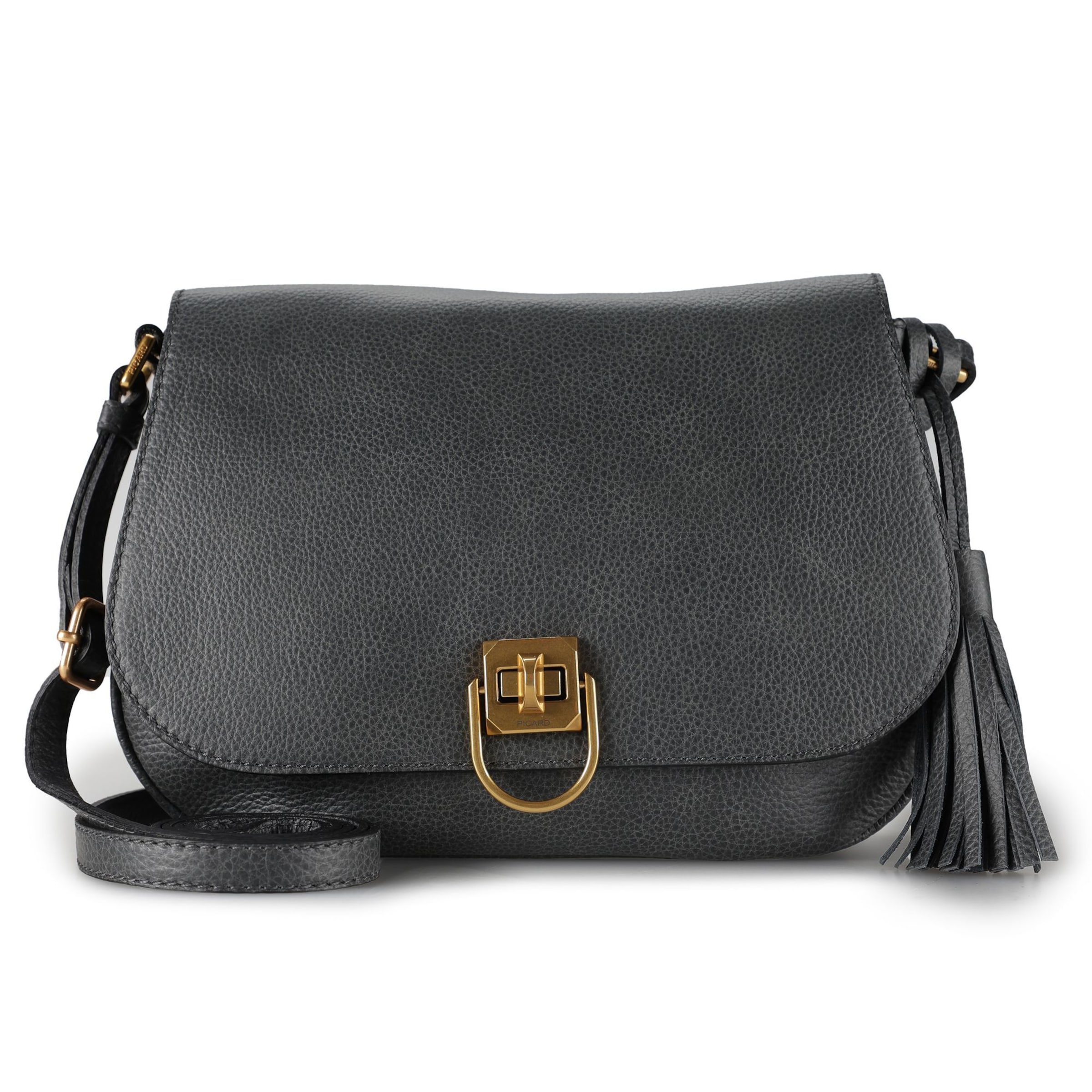 Sac bandoulière 'Calico' Picard en noir : devant