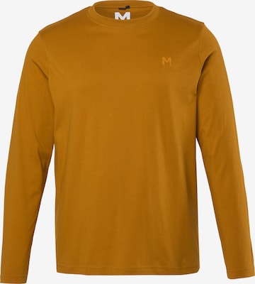 Men Plus Shirt in Beige: front