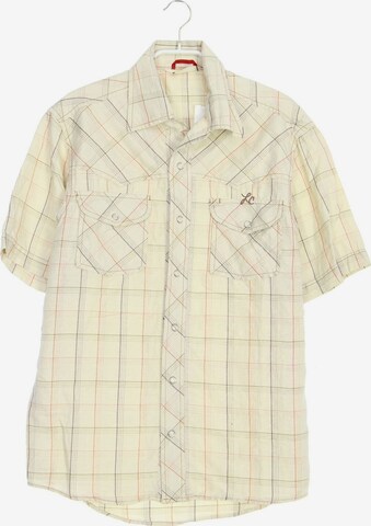 Lee Cooper Button Up Shirt in S in Beige: front