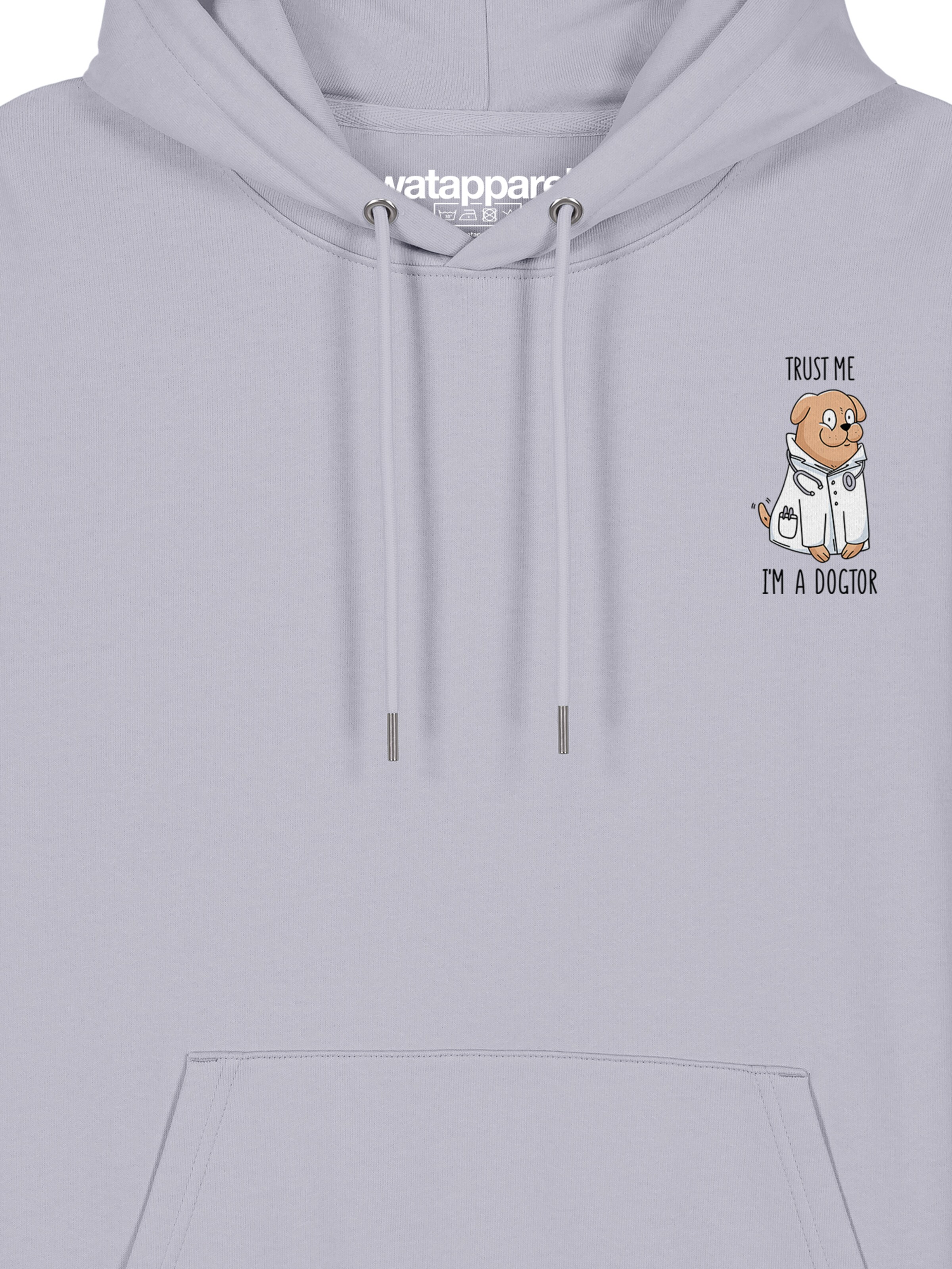 Watapparel Sweatshirt 'Dogtor' in Purple
